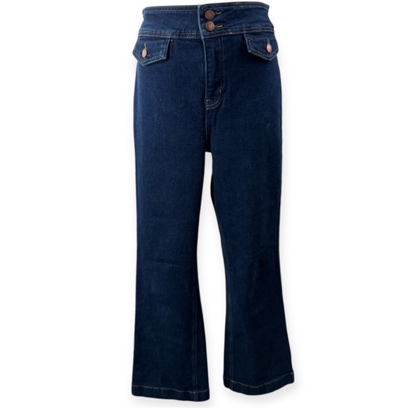 Boden Dark Blue Women's Boot Cut Jeans - Picture 1 of 7
